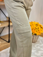 Organic Blend Cargo Athleisure Pants-240 Pants-The Lovely Closet-The Lovely Closet, Women's Fashion Boutique in Alexandria, KY