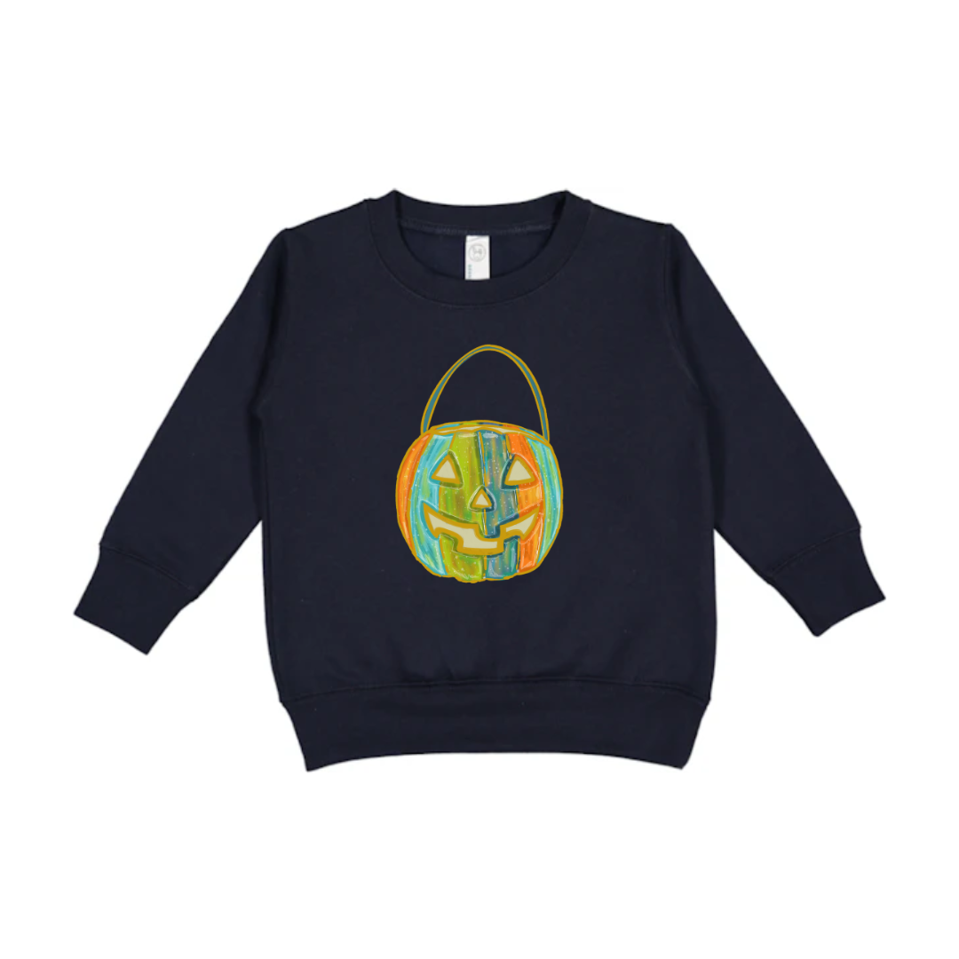 Jack o' Lantern Crewneck - Black-150 Sweatshirts-The Lovely Closet-The Lovely Closet, Women's Fashion Boutique in Alexandria, KY