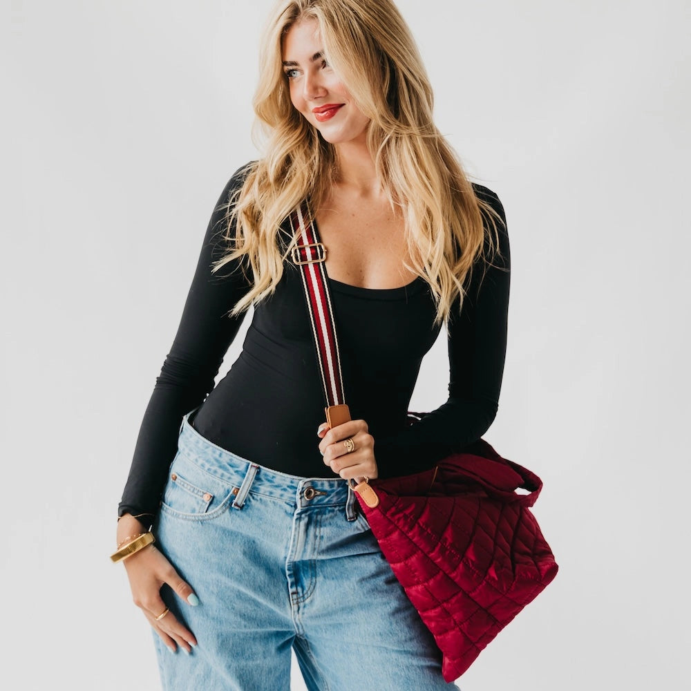 *In Stock* Day Dreamer Quilted Tote Bag-290 Bag/Handbags-Pretty Simple-The Lovely Closet, Women's Fashion Boutique in Alexandria, KY