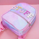 Girls Tie Dye Backpack with Glitter Varsity Letters-360 Carolines Closet-Frog Sac-The Lovely Closet, Women's Fashion Boutique in Alexandria, KY