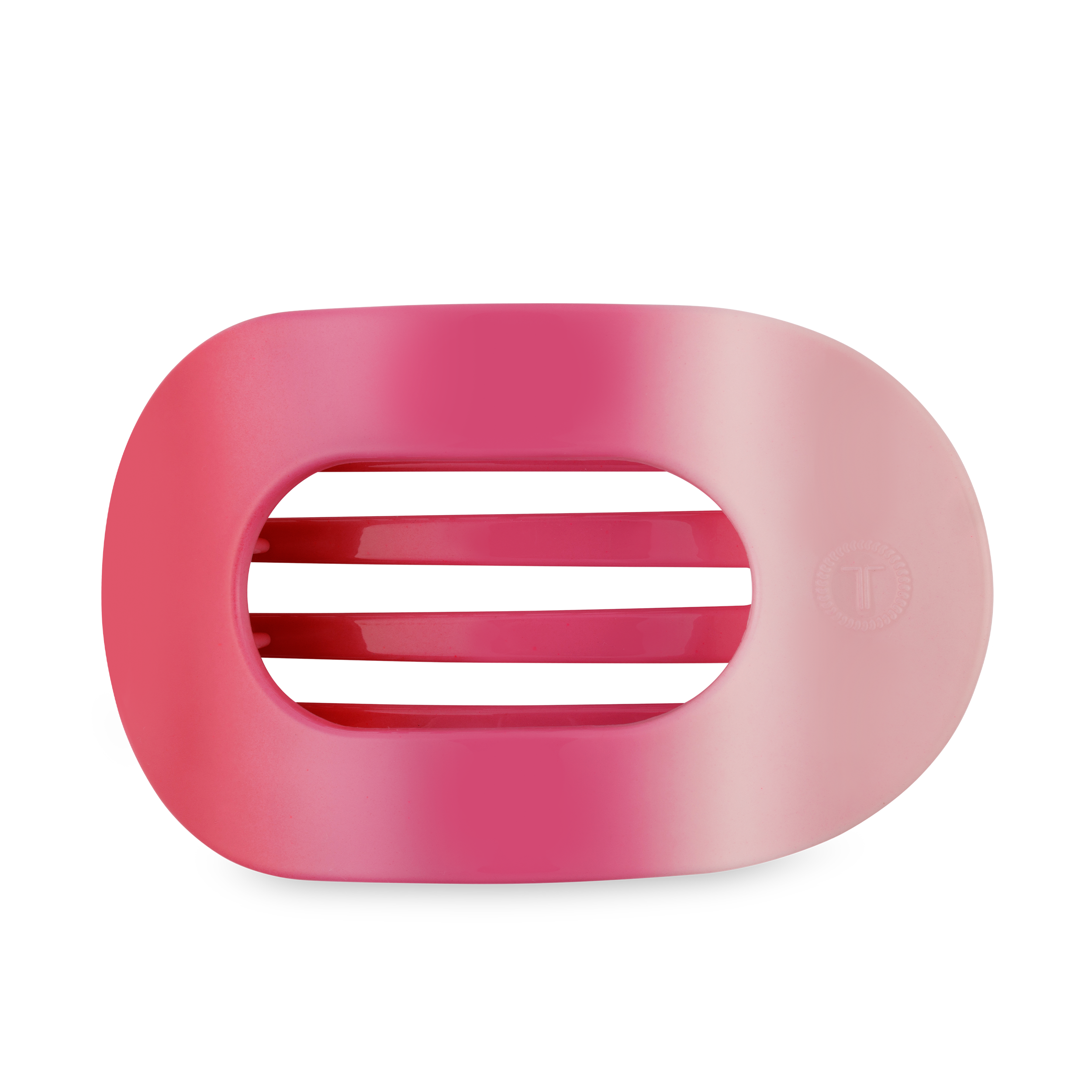 Flat Round Hair Clip | Large | Kiss & Tell-300 Headwear-TELETIES-The Lovely Closet, Women's Fashion Boutique in Alexandria, KY