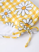 Summer Daisy Plaid Girls Two Piece Swim Set-360 Carolines Closet-Rylee Faith Designs-The Lovely Closet, Women's Fashion Boutique in Alexandria, KY