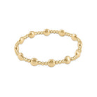 EXTENDS Honesty Sincerity 6mm Gold Bead Bracelet-260 eNewton-eNewton-The Lovely Closet, Women's Fashion Boutique in Alexandria, KY