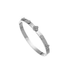 18K Non-Tarnish Stainless Steel Bangle - Silver-280 Accessories-JOSSLYN by wall to wall-The Lovely Closet, Women's Fashion Boutique in Alexandria, KY