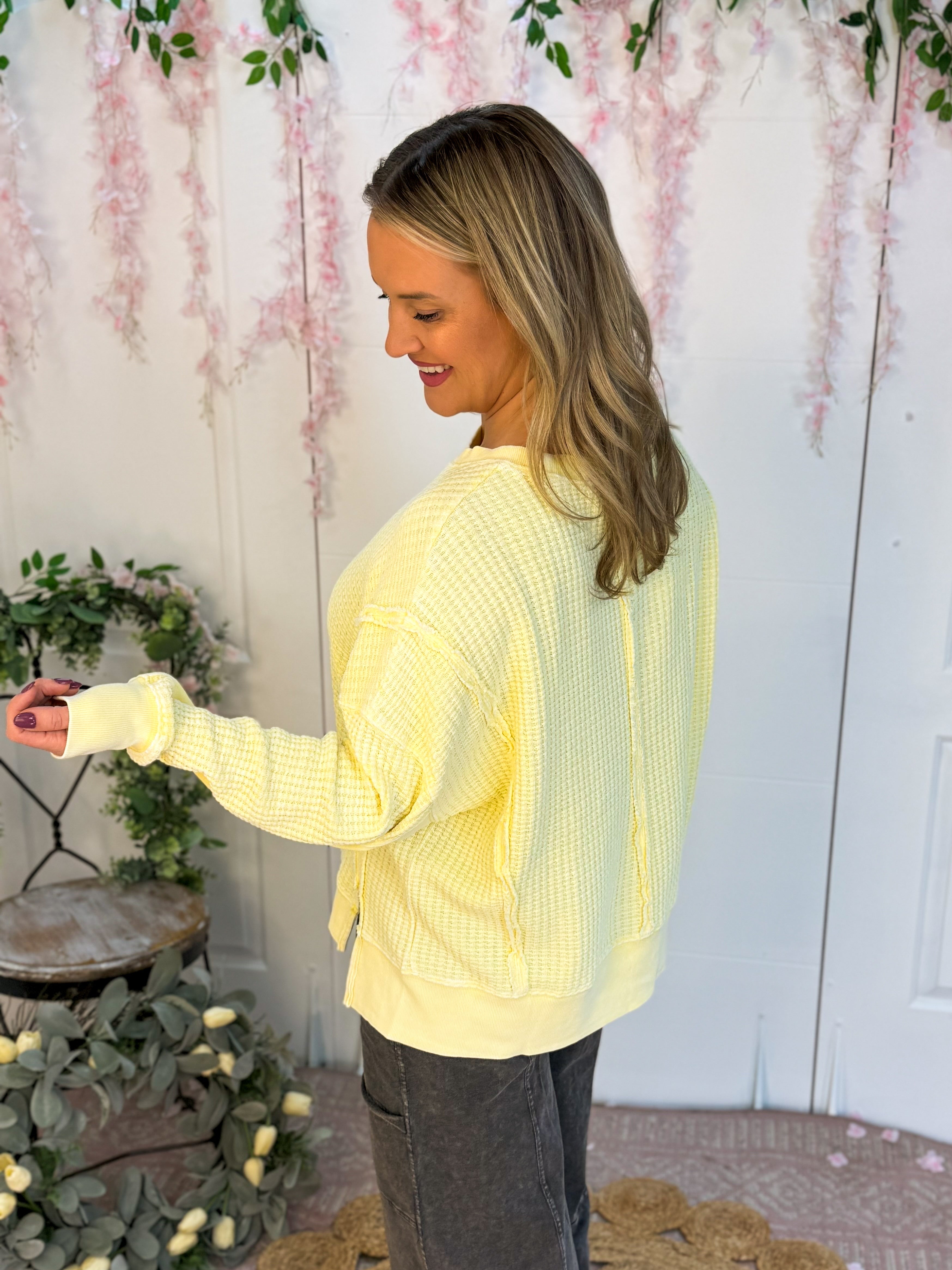 Sunshine Pullover-110 Long Sleeve Top-easel-The Lovely Closet, Women's Fashion Boutique in Alexandria, KY
