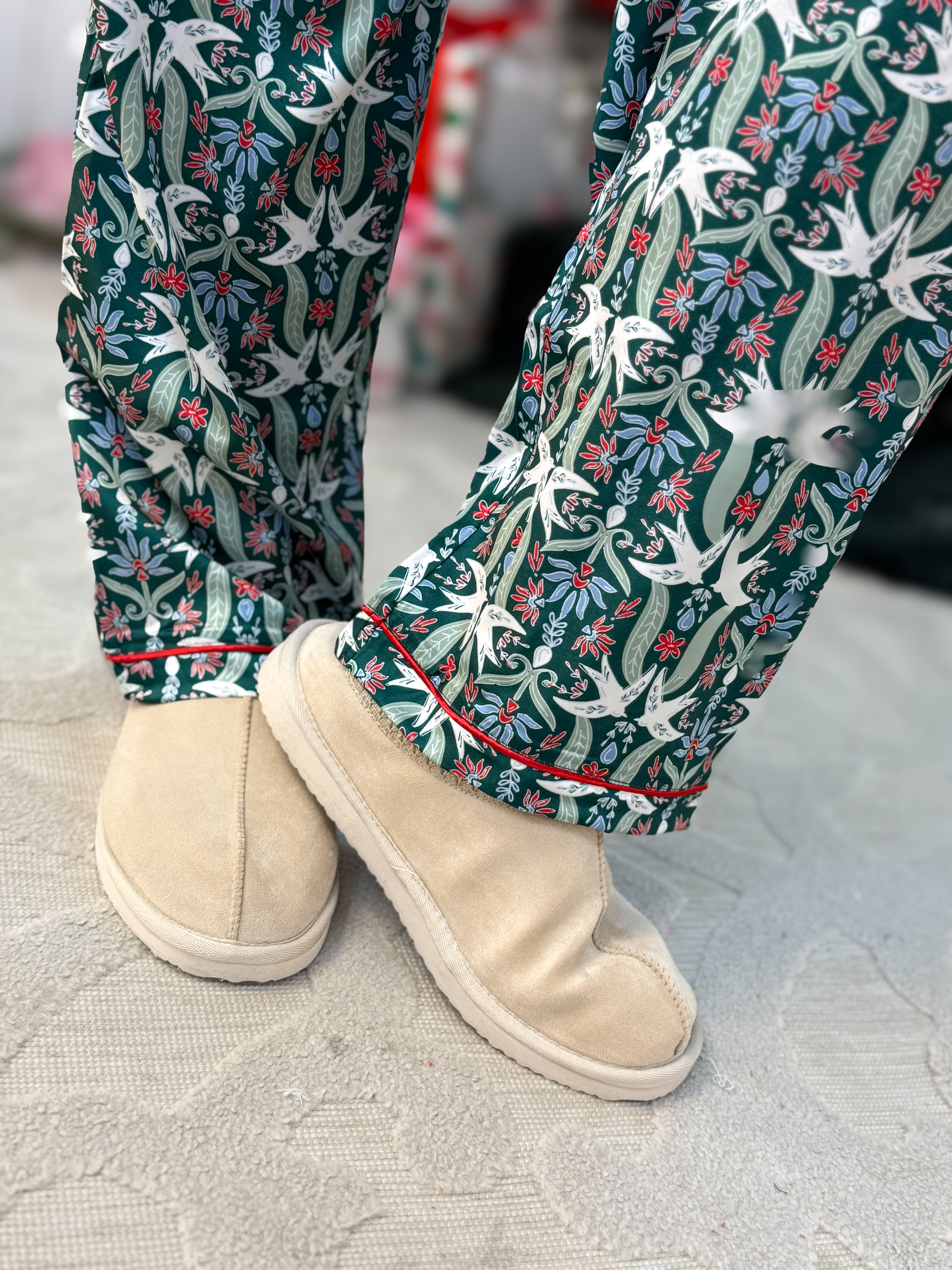 FINAL SALE Mary Square Gossamer Wings Charlotte Satin Pant Set-350 Holiday-Mary Square-The Lovely Closet, Women's Fashion Boutique in Alexandria, KY