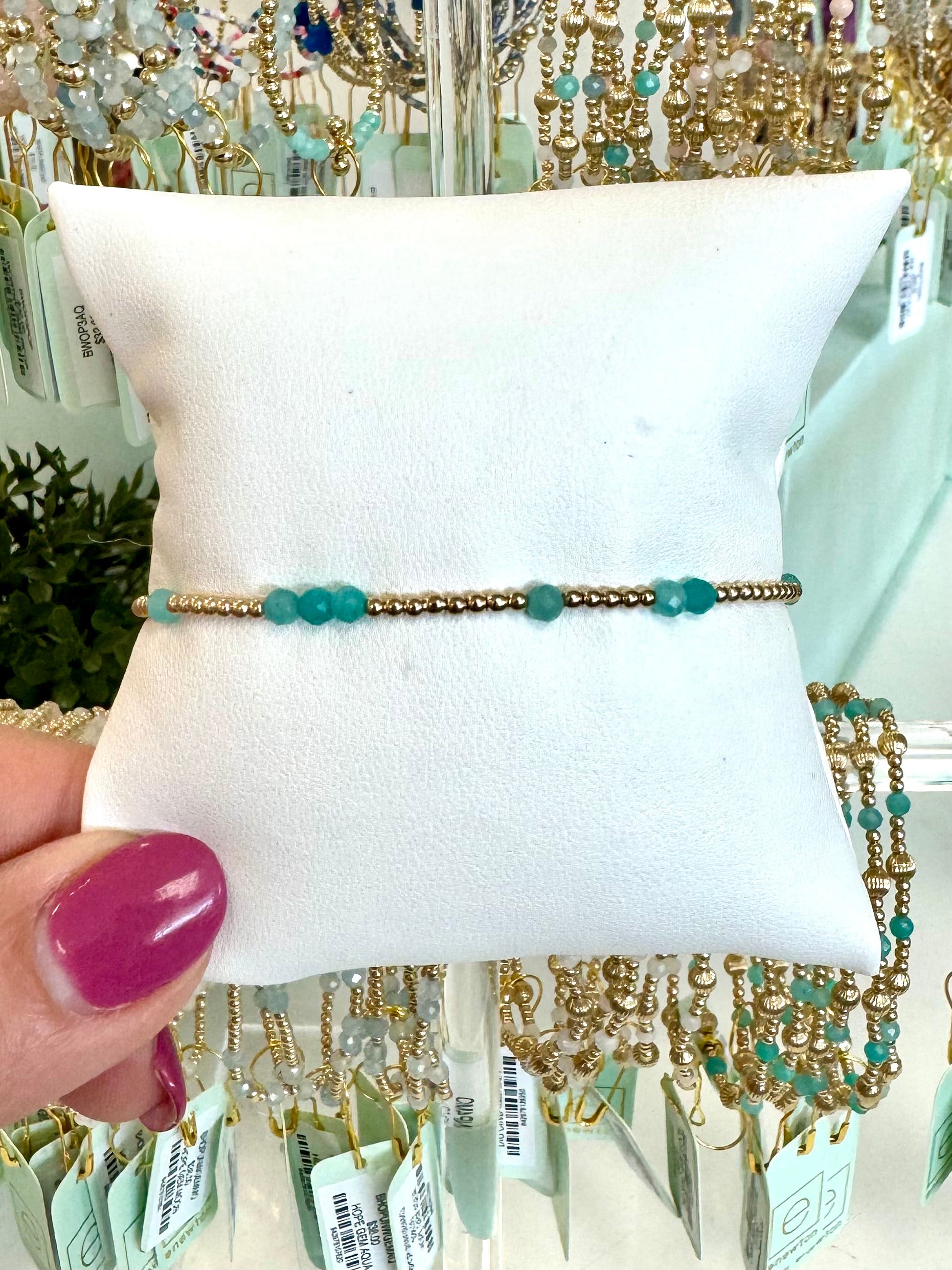 Hope Unwritten Gemstone Bracelet-260 eNewton-eNewton-The Lovely Closet, Women's Fashion Boutique in Alexandria, KY