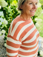 Thinking About Summer Evenings - Clay-140 Sweaters-The Lovely Closet-The Lovely Closet, Women's Fashion Boutique in Alexandria, KY