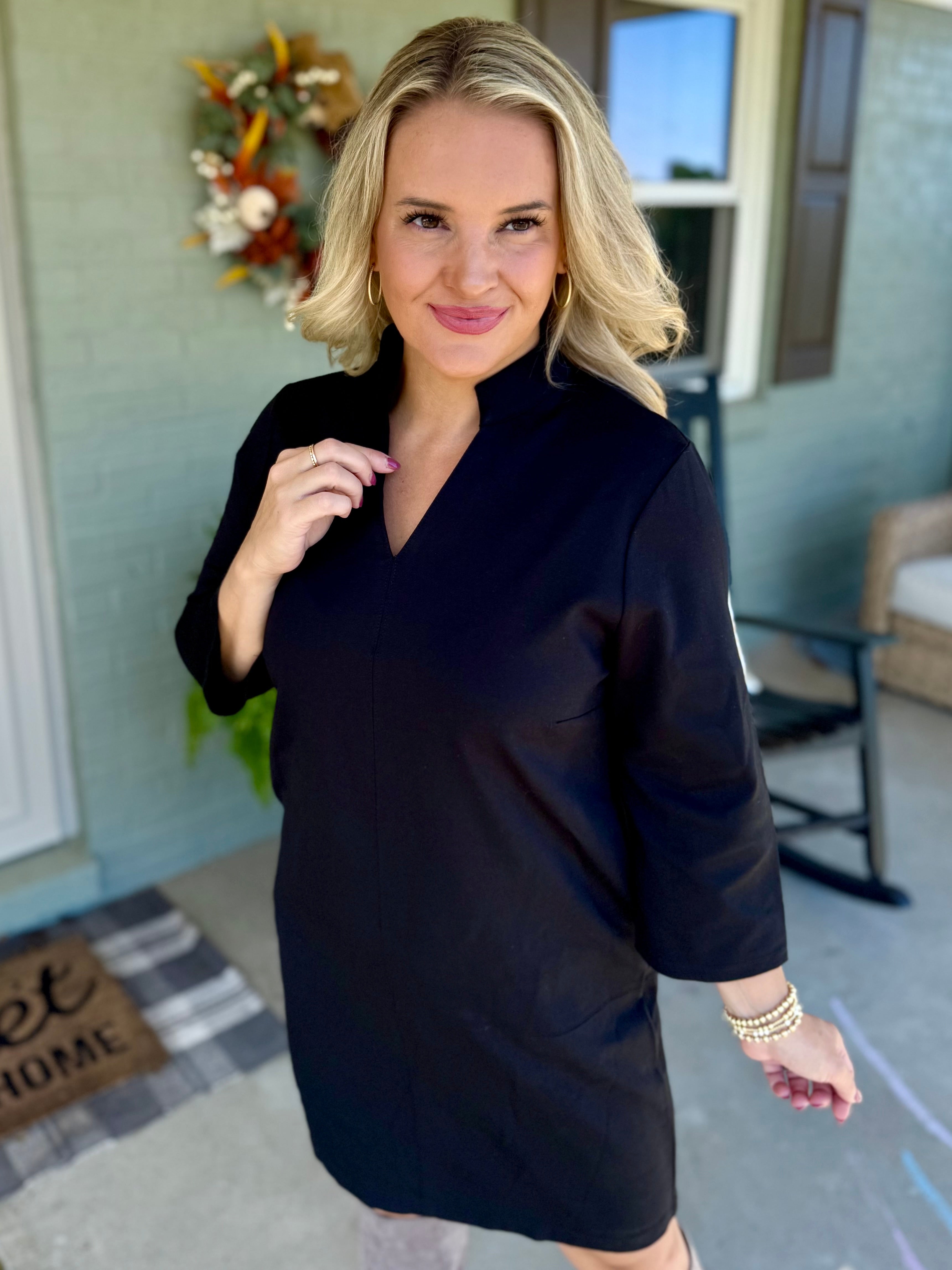 Magic A-Line Dress - Black-180 Dresses-Dear Scarlett-The Lovely Closet, Women's Fashion Boutique in Alexandria, KY