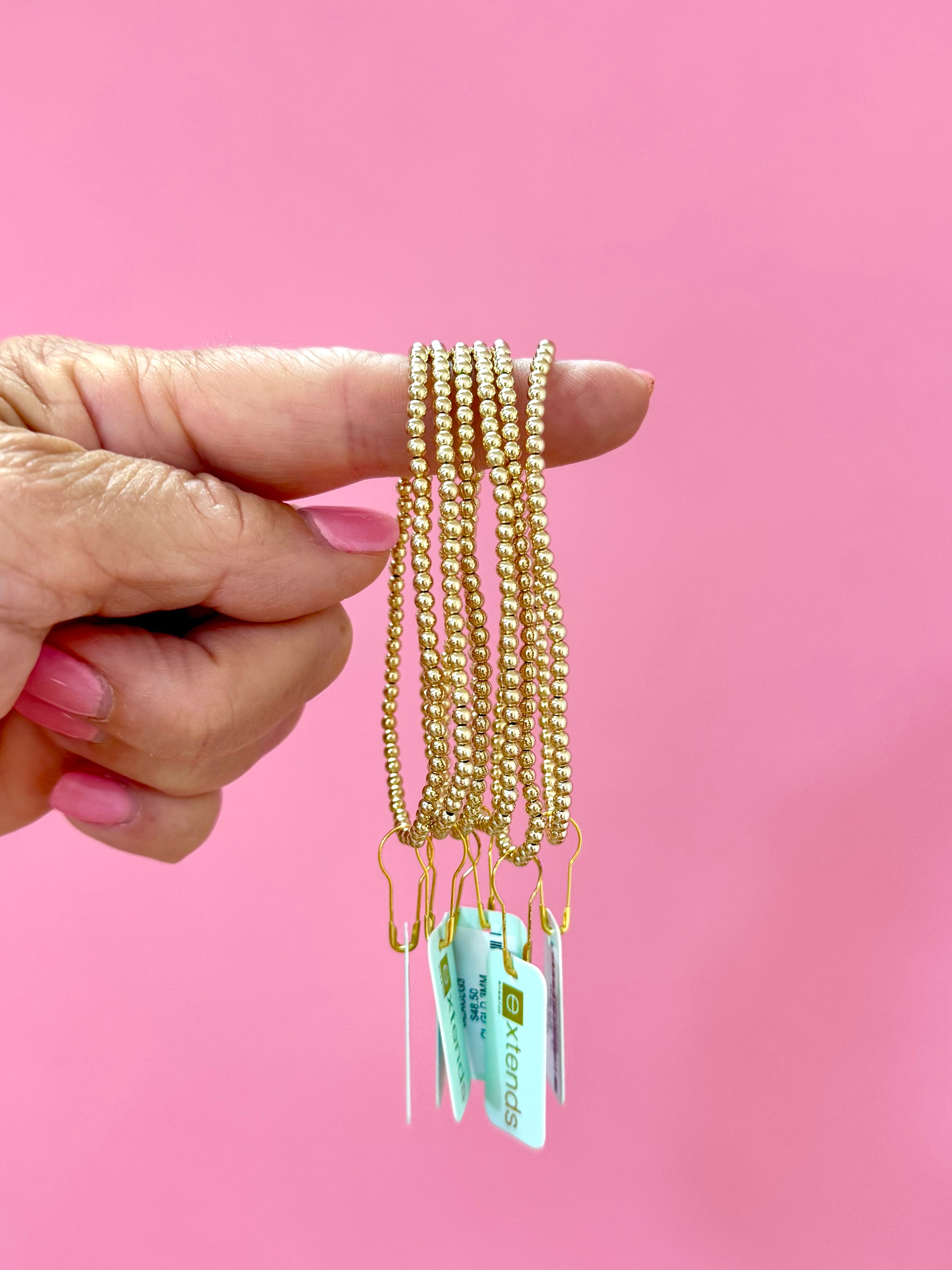 EXTENDS Classic Gold 3mm Bracelet-260 eNewton-eNewton-The Lovely Closet, Women's Fashion Boutique in Alexandria, KY