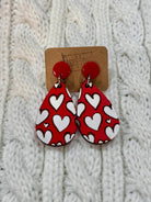 RoseHeart Valentine Day Earrings-250 Jewelry-RH-The Lovely Closet, Women's Fashion Boutique in Alexandria, KY