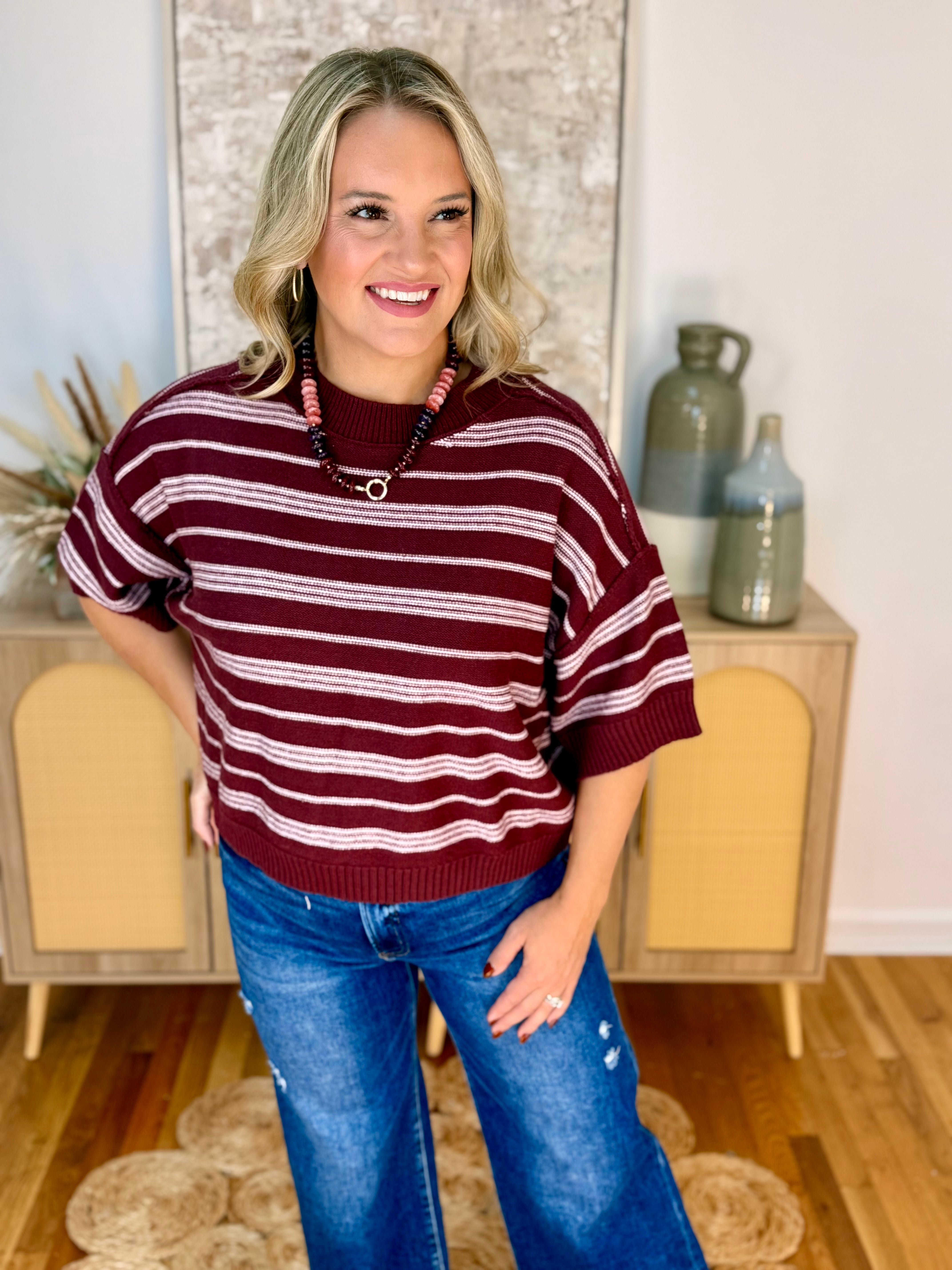 Vineyard Weekend Sweater-140 Sweaters-She + Sky-The Lovely Closet, Women's Fashion Boutique in Alexandria, KY