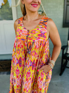 Hot Summer Days Jumpsuit-190 Rompers/Jumpsuits/Sets-The Lovely Closet-The Lovely Closet, Women's Fashion Boutique in Alexandria, KY