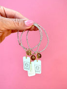 Bright Silver Hematite 2mm Inspire Small Gold Charm-260 eNewton-eNewton-The Lovely Closet, Women's Fashion Boutique in Alexandria, KY