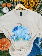 Blue-tiful Pumpkins Graphic T-Shirt-130 Graphics-The Lovely Closet-The Lovely Closet, Women's Fashion Boutique in Alexandria, KY