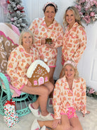 PINK-mas PJ Set - Gingerbread Wonderland Ruffle Pajama Set-350 Holiday-Jess Lea-The Lovely Closet, Women's Fashion Boutique in Alexandria, KY