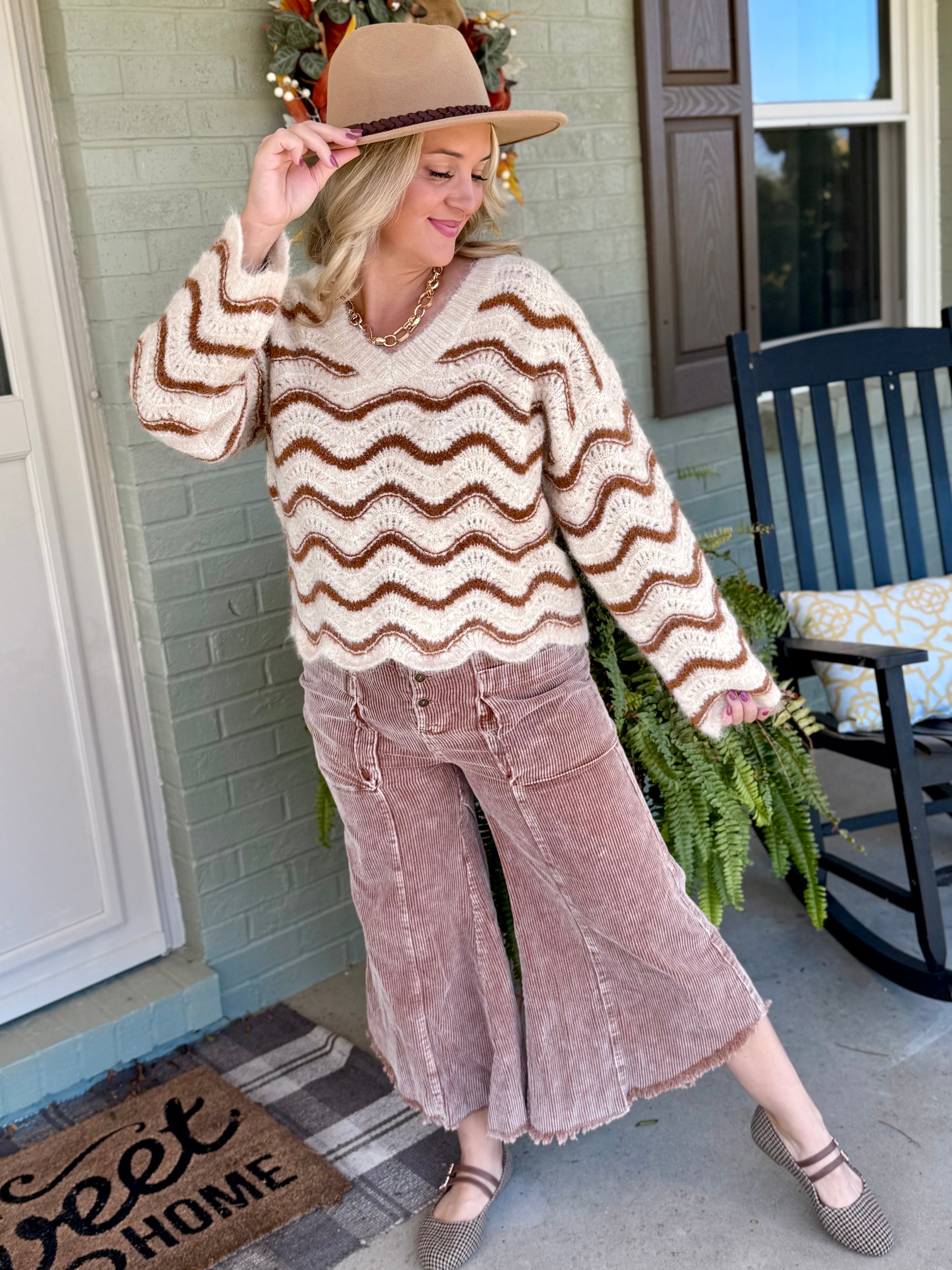 FINAL SALE - Maple Kiss Sweater-140 Sweaters-bibi-The Lovely Closet, Women's Fashion Boutique in Alexandria, KY