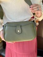 Snap Front Crossbody - Kallie-290 Bags/Handbags-The Lovely Closet-The Lovely Closet, Women's Fashion Boutique in Alexandria, KY