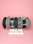 Winter Headband - Plaid Embellished-280 Accessories-Brittyland-The Lovely Closet, Women's Fashion Boutique in Alexandria, KY