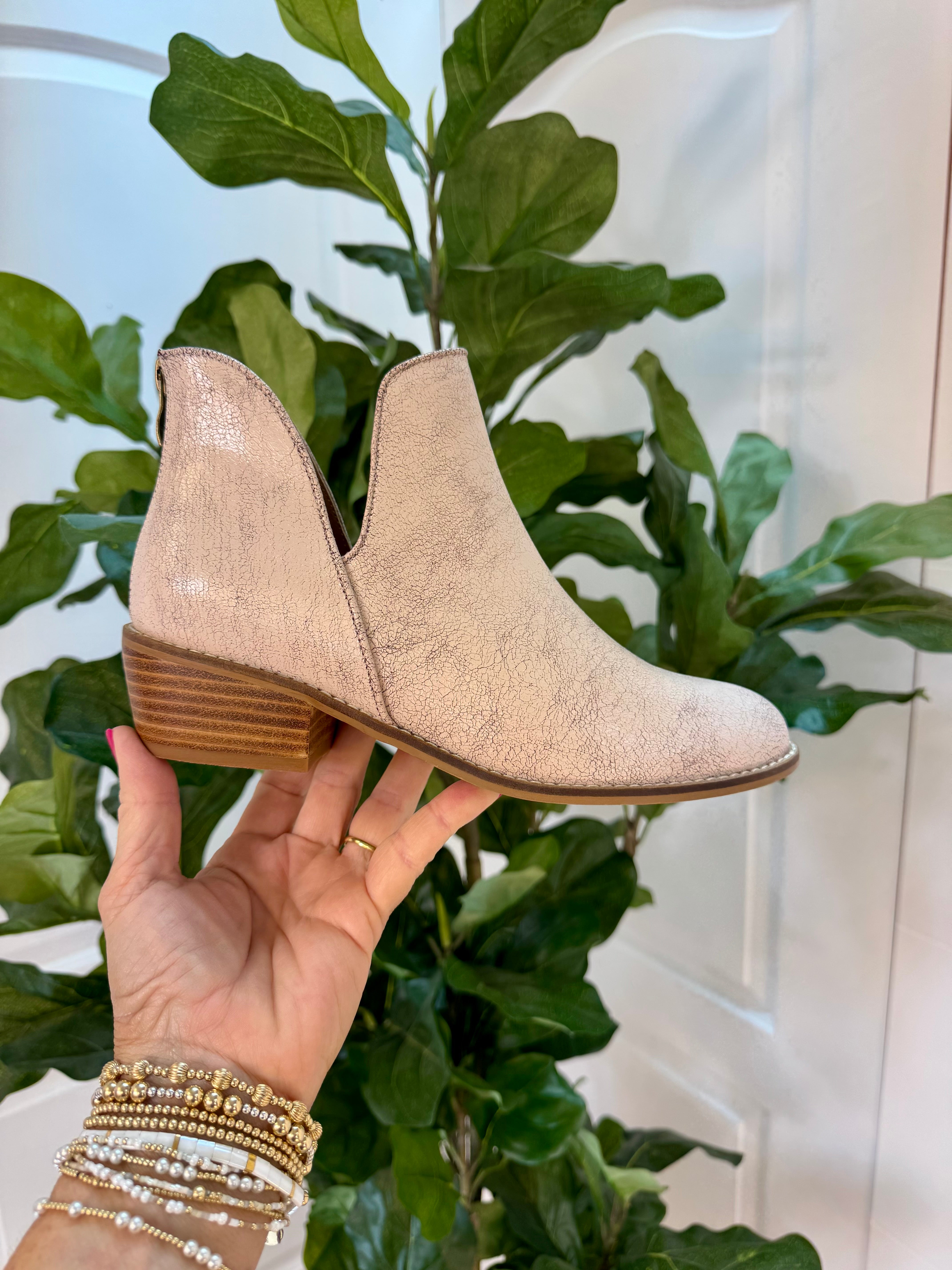 FINAL SALE Corkys Cream Crackle - Vanish-270 Shoes-Corkys-The Lovely Closet, Women's Fashion Boutique in Alexandria, KY