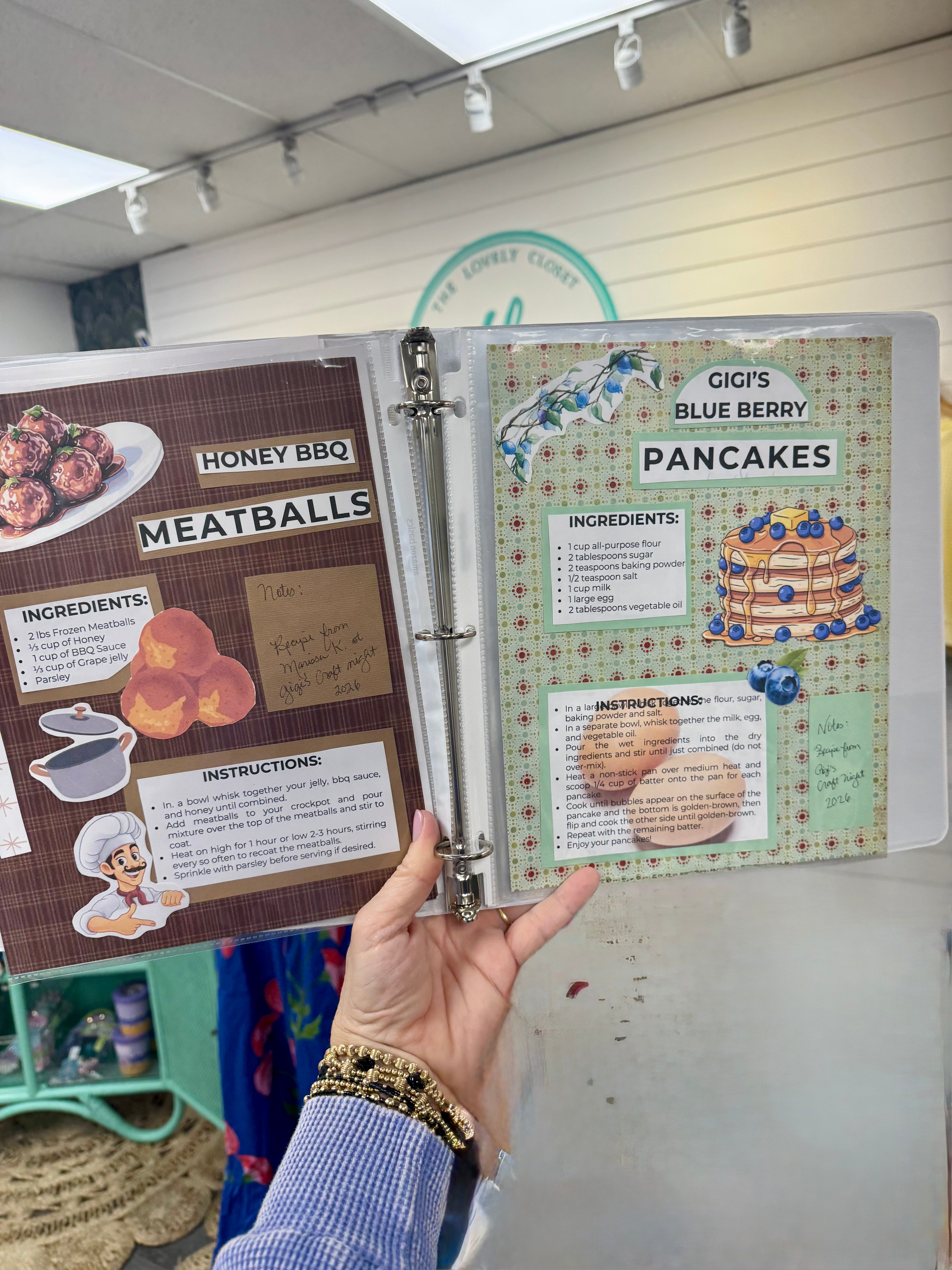 Gigi's Craft Night - Recipe Book-320 Home-The Lovely Closet-The Lovely Closet, Women's Fashion Boutique in Alexandria, KY