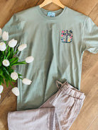 He is Risen Luke 24:6*7 Graphic T-Shirt-135 T-Shirt Bar-The Lovely Closet-The Lovely Closet, Women's Fashion Boutique in Alexandria, KY