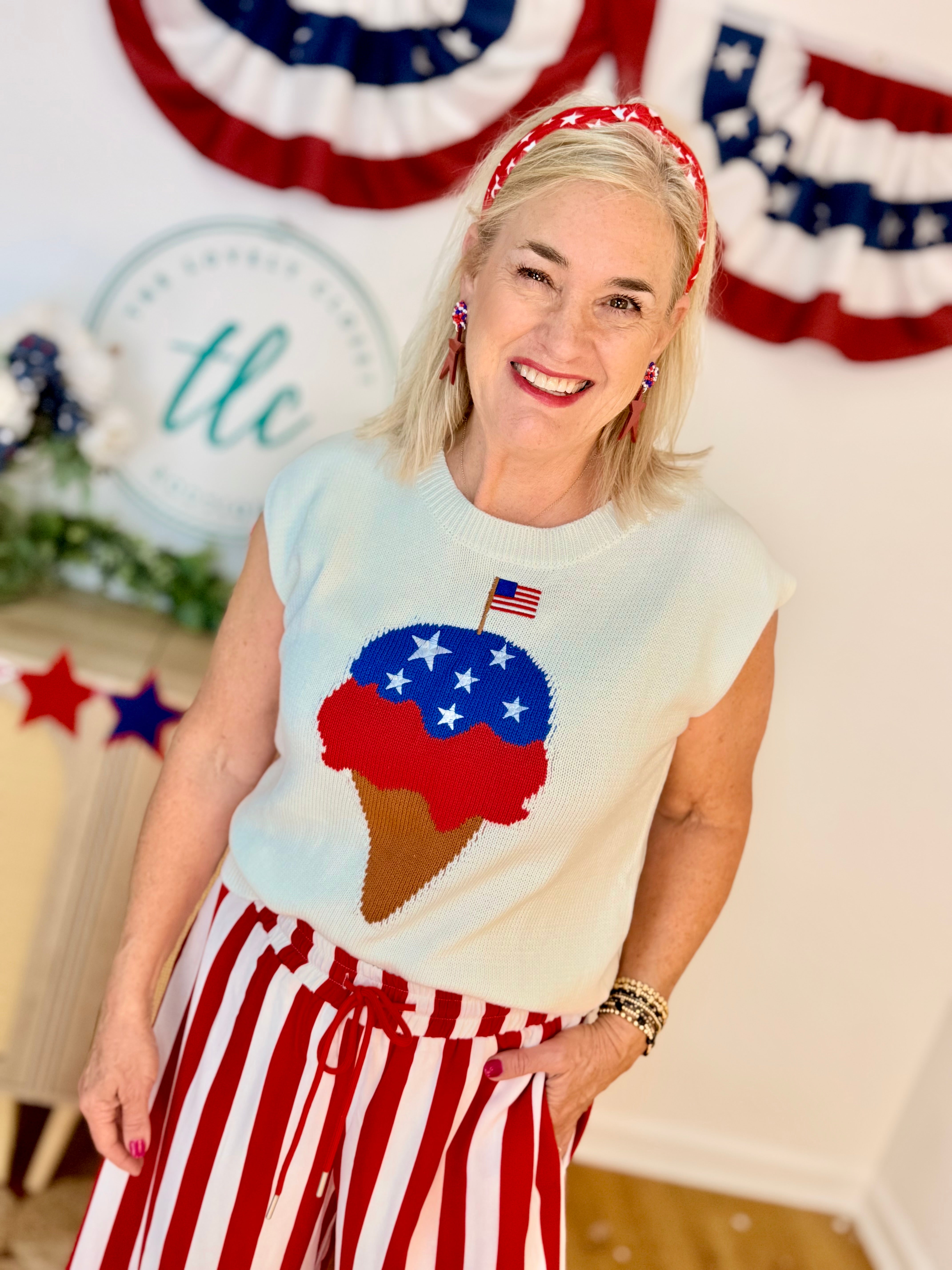 Sweet Summer Sleeveless Sweater-120 Sleeveless Tops-Anniewear-The Lovely Closet, Women's Fashion Boutique in Alexandria, KY