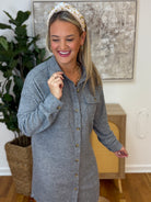 DUSTER KNIT SHACKET-170 Jackets/Outerwear-Doe and Rae-The Lovely Closet, Women's Fashion Boutique in Alexandria, KY