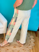 Paisley Cropped Pants-240 Pants-J.Her-The Lovely Closet, Women's Fashion Boutique in Alexandria, KY