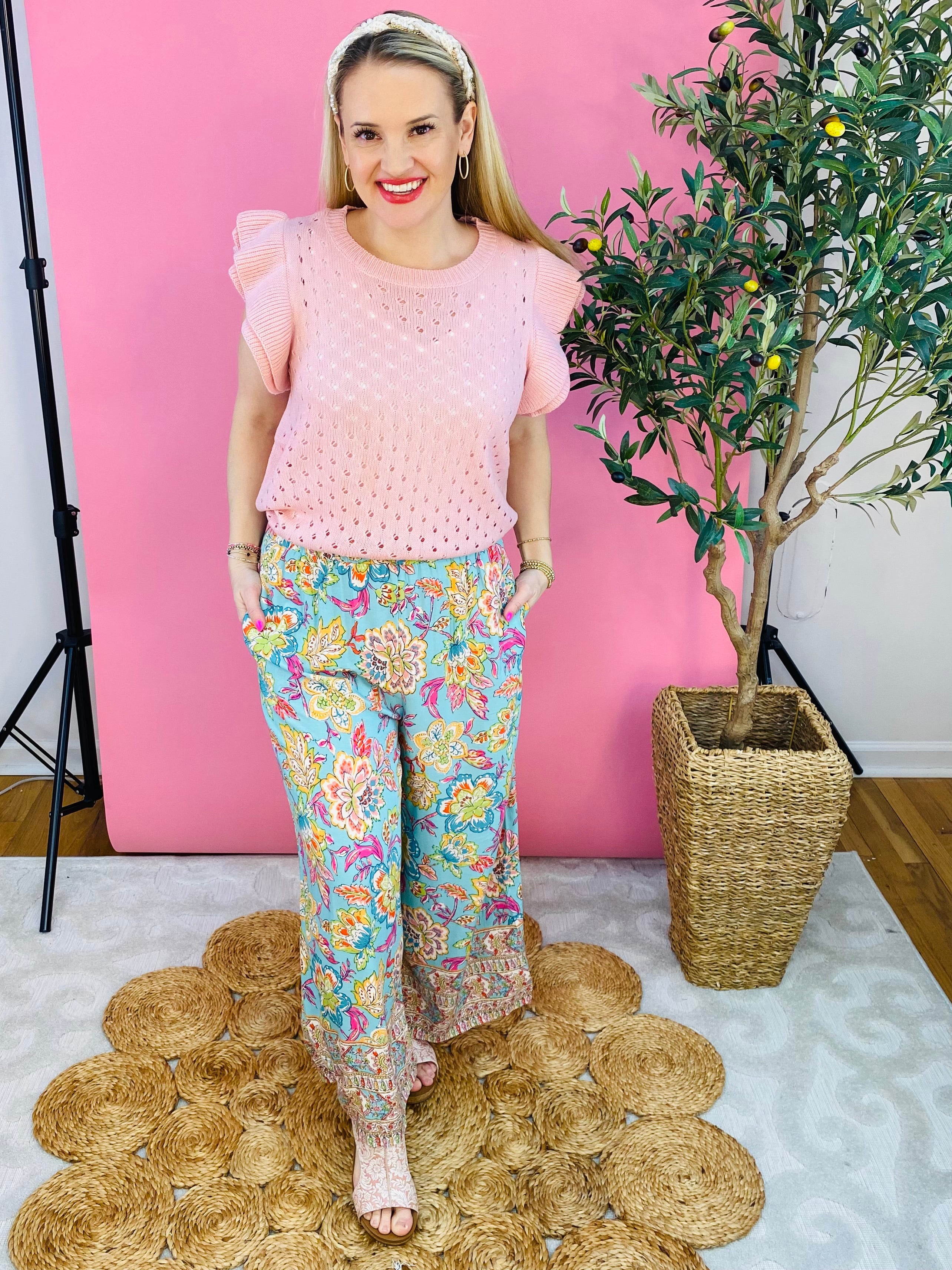 New Beginning Top - Pink-100 Short Sleeve Tops-Blakely-The Lovely Closet, Women's Fashion Boutique in Alexandria, KY