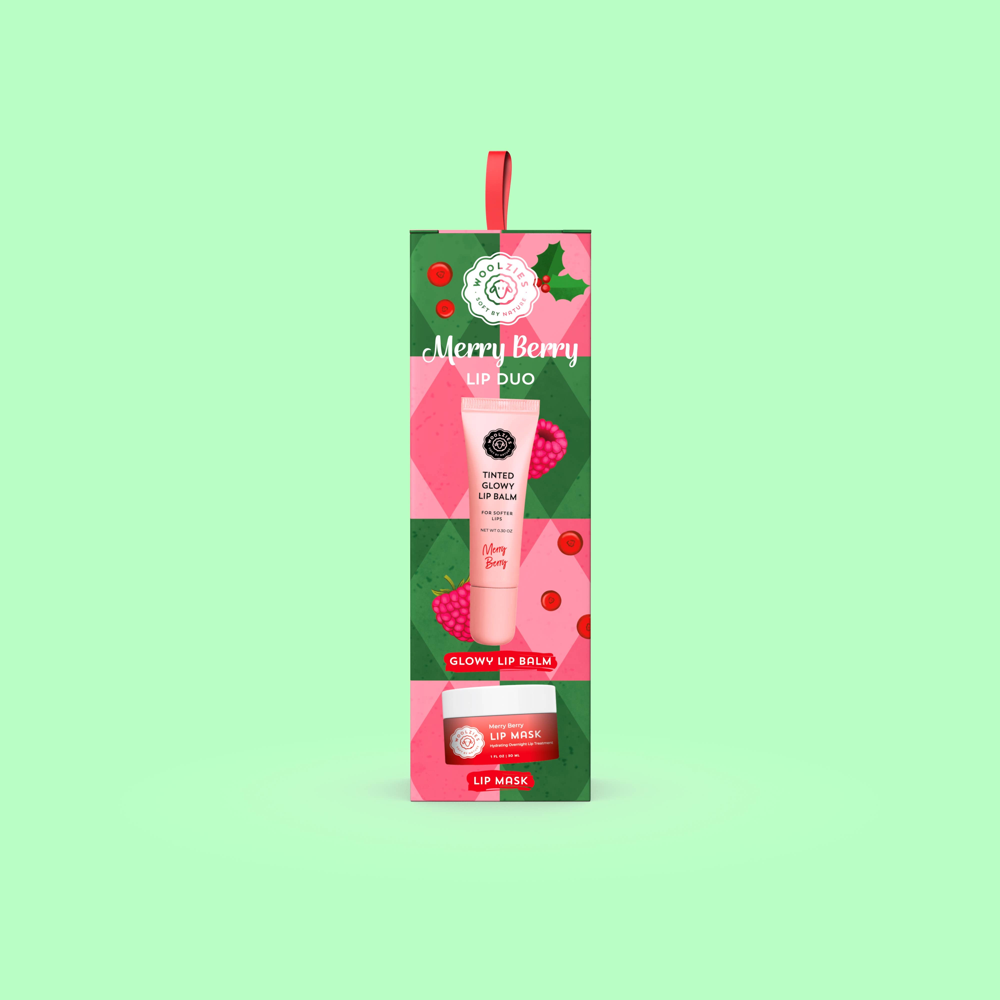 Merry Berry Lip Duo – Glowy Balm + Lip Mask-350 Holiday-Woolzies-The Lovely Closet, Women's Fashion Boutique in Alexandria, KY