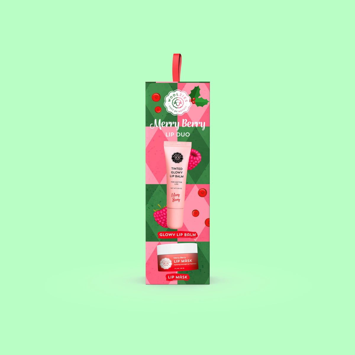 Merry Berry Lip Duo – Glowy Balm + Lip Mask-350 Holiday-Woolzies-The Lovely Closet, Women's Fashion Boutique in Alexandria, KY
