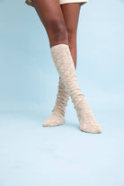 Cozy Speckle Knit Boot Socks – Ideal Fall & Winter Gifts 🎁: Beige-280 Accessories-The Lovely Closet-The Lovely Closet, Women's Fashion Boutique in Alexandria, KY