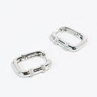 Luxe Huggies Silver-250 Jewelry-Treasure Jewels Inc.-The Lovely Closet, Women's Fashion Boutique in Alexandria, KY