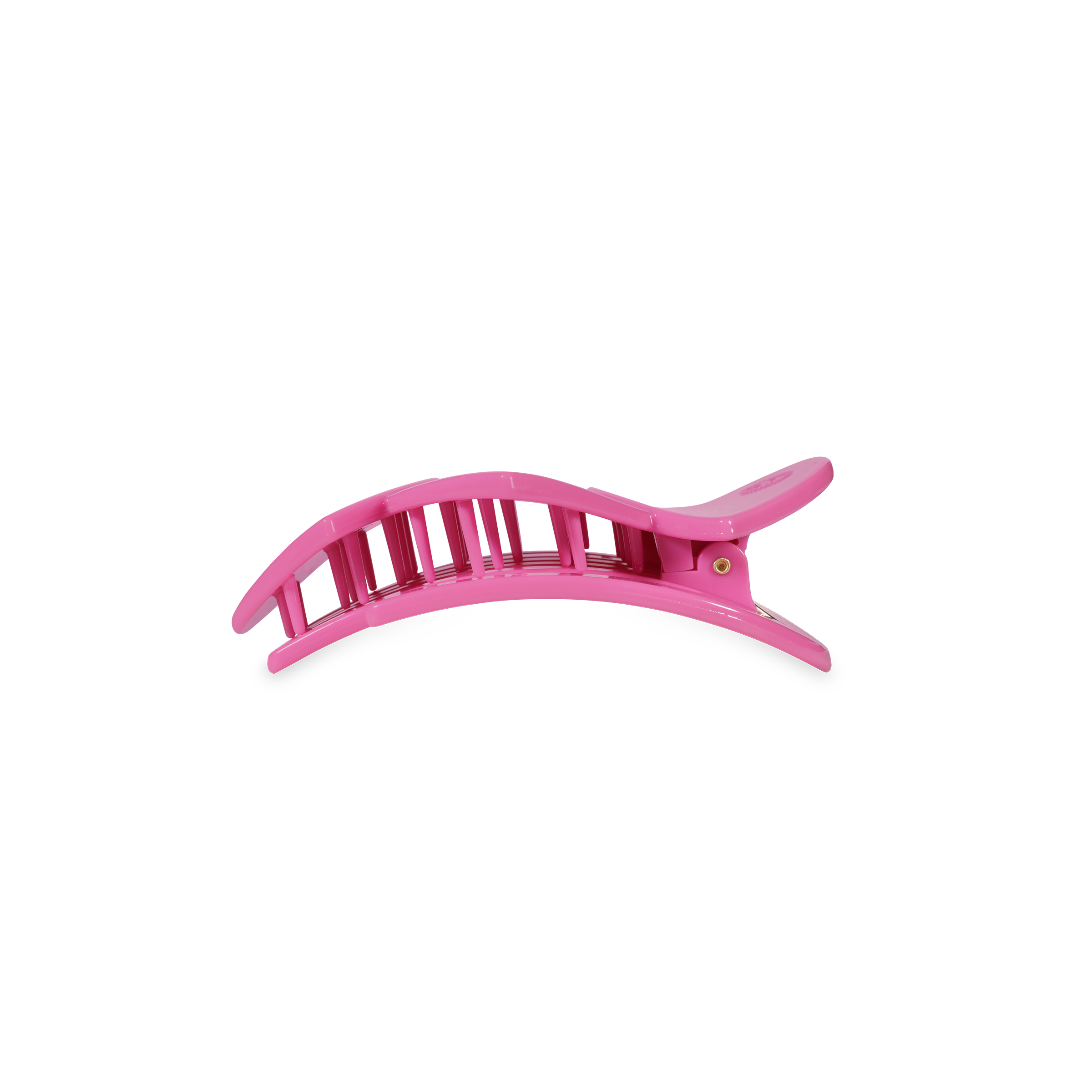 Flat Hair Clip | Tiny | Pink Heart to Heart-300 Headwear-TELETIES-The Lovely Closet, Women's Fashion Boutique in Alexandria, KY