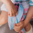Girls Tie Dye Backpack with Glitter Varsity Letters-360 Carolines Closet-Frog Sac-The Lovely Closet, Women's Fashion Boutique in Alexandria, KY