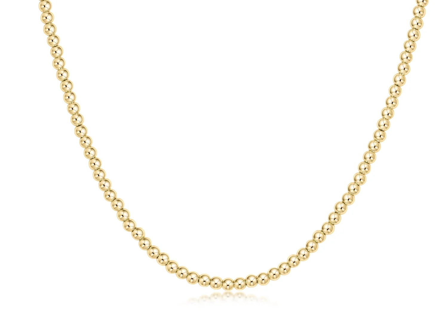 15" Classic Gold Choker 3mm-260 eNewton-enw-The Lovely Closet, Women's Fashion Boutique in Alexandria, KY