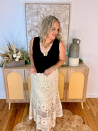Sandy Toes Midi Skirt-230 Skirts/Shorts-Doe and Rae-The Lovely Closet, Women's Fashion Boutique in Alexandria, KY