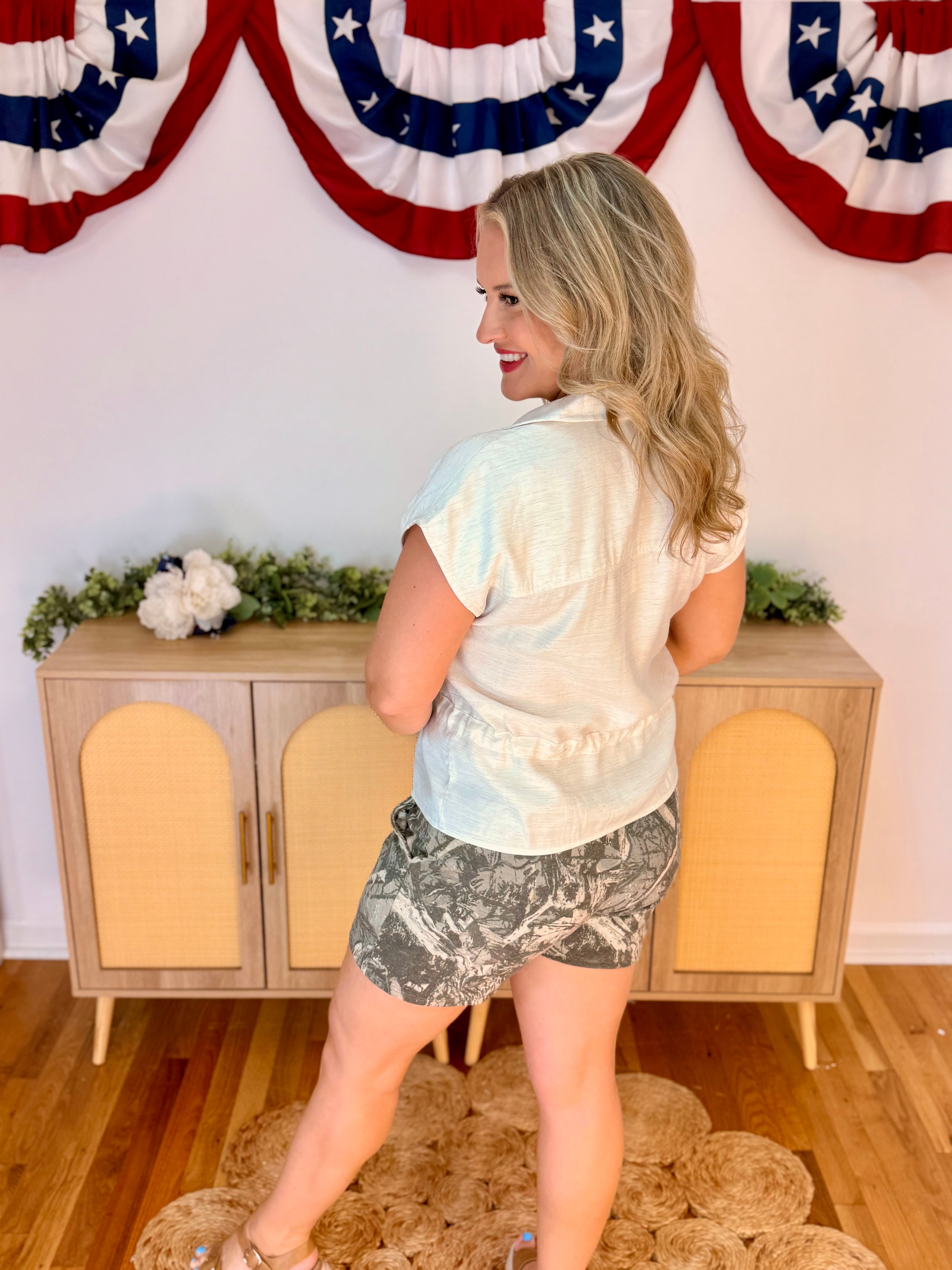 Camo Shorts-230 Skirts/Shorts-The Lovely Closet-The Lovely Closet, Women's Fashion Boutique in Alexandria, KY