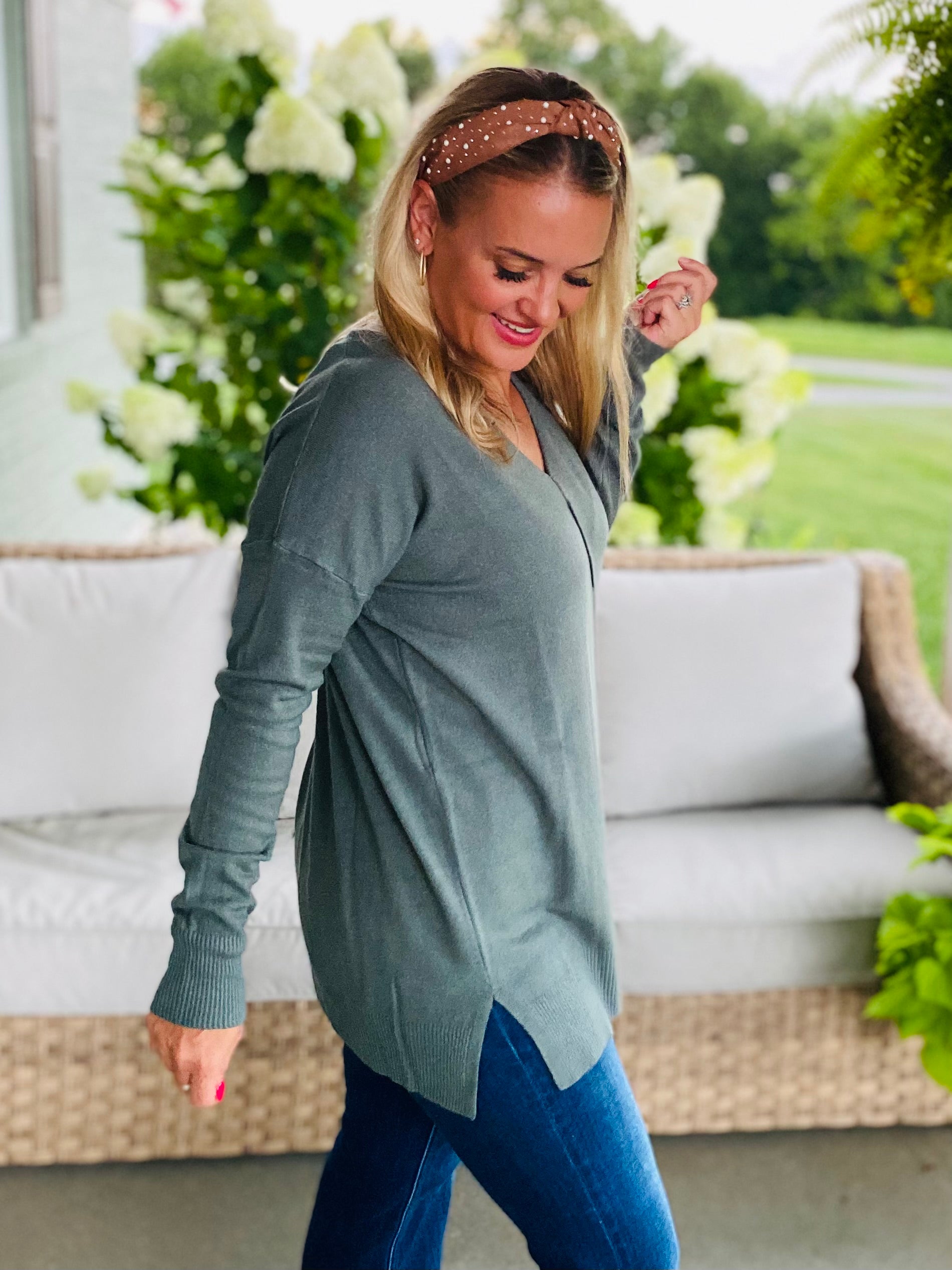 Dream Sweater - Teal-140 Sweaters-zenana-The Lovely Closet, Women's Fashion Boutique in Alexandria, KY