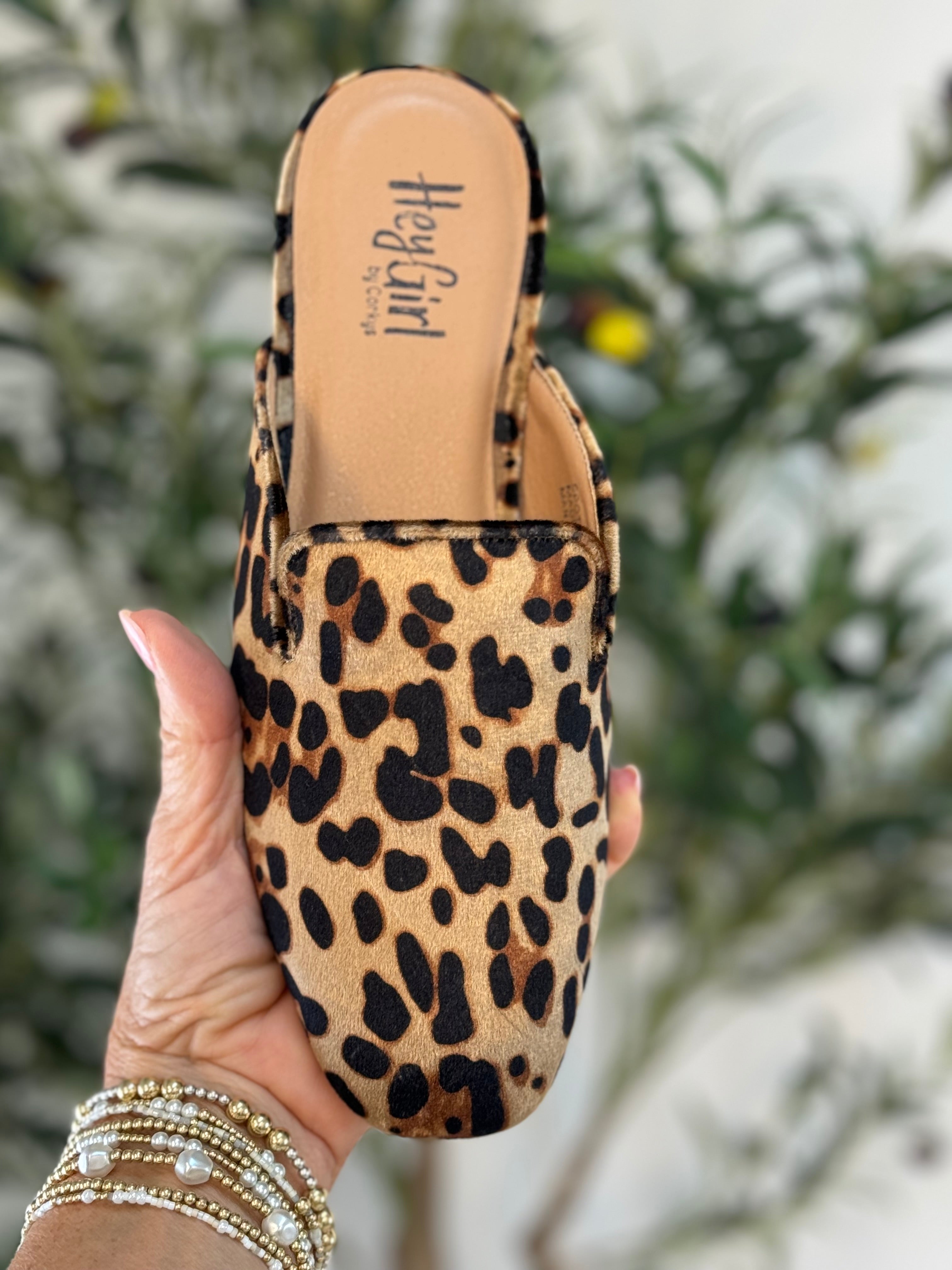 Qupid leopard mules online