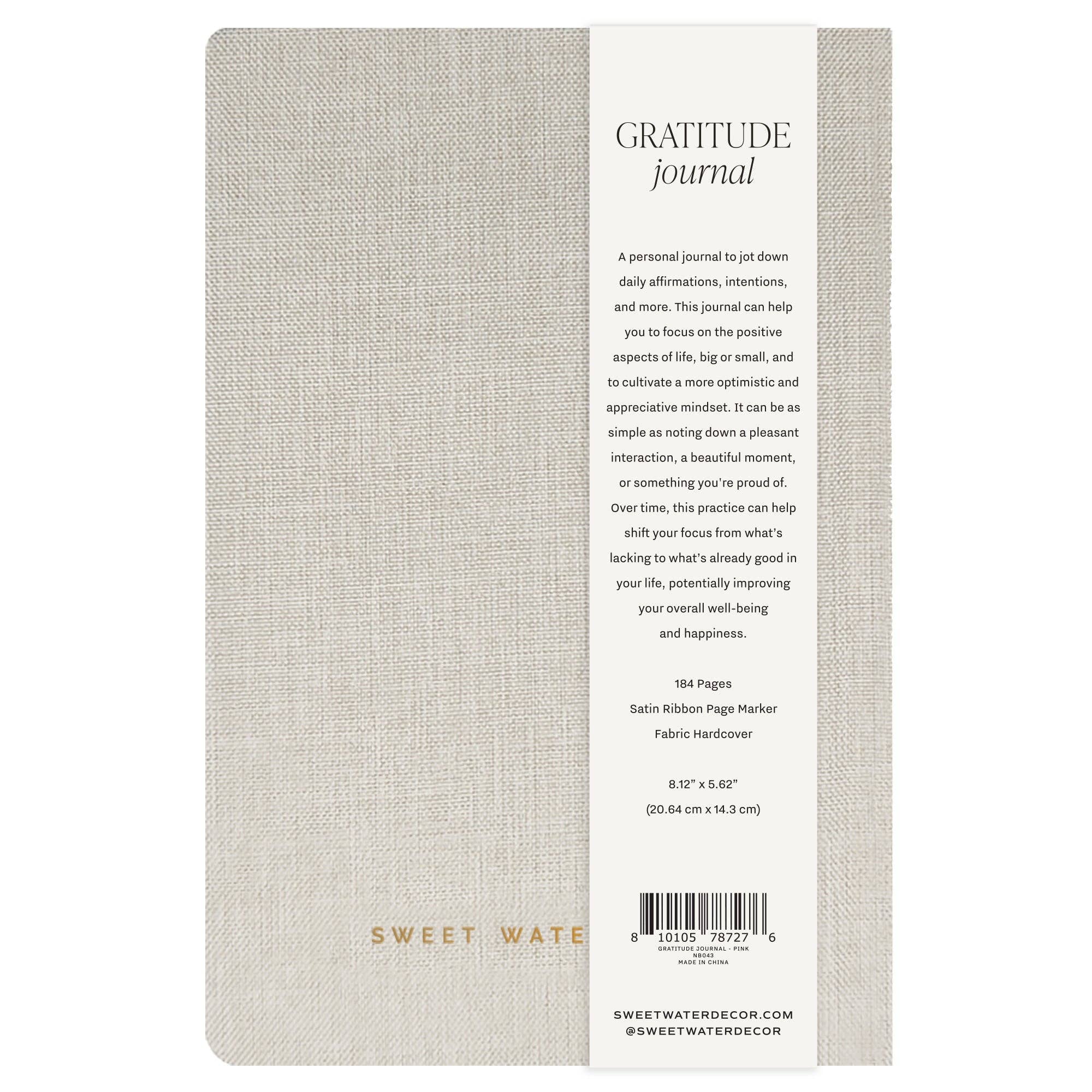 Gratitude Journal - Daily Prompted Journal-310 Gift-Sweet Water Decor-The Lovely Closet, Women's Fashion Boutique in Alexandria, KY