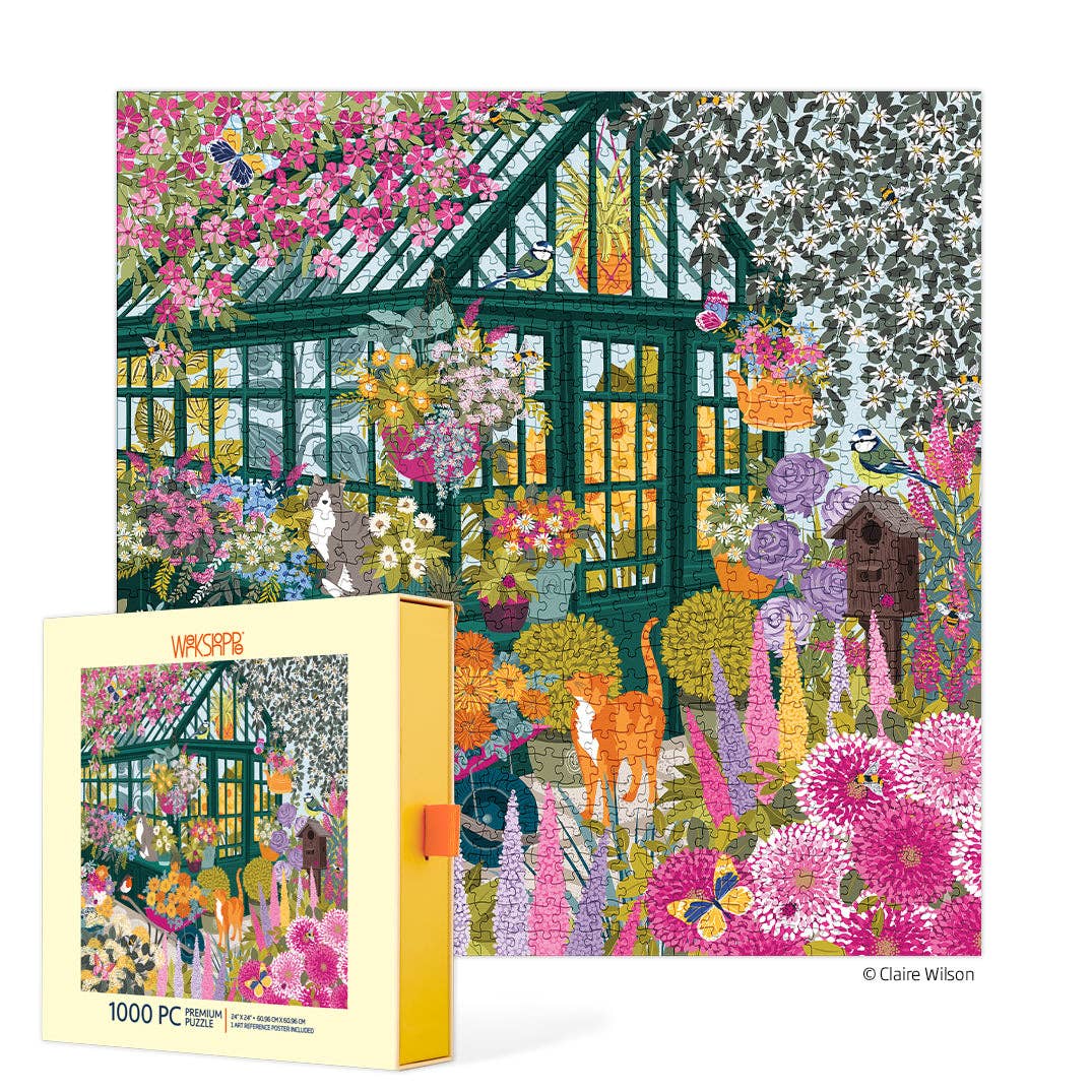 Spring Greenhouse 1000 Piece Puzzle-310 Gift-WerkShoppe-The Lovely Closet, Women's Fashion Boutique in Alexandria, KY