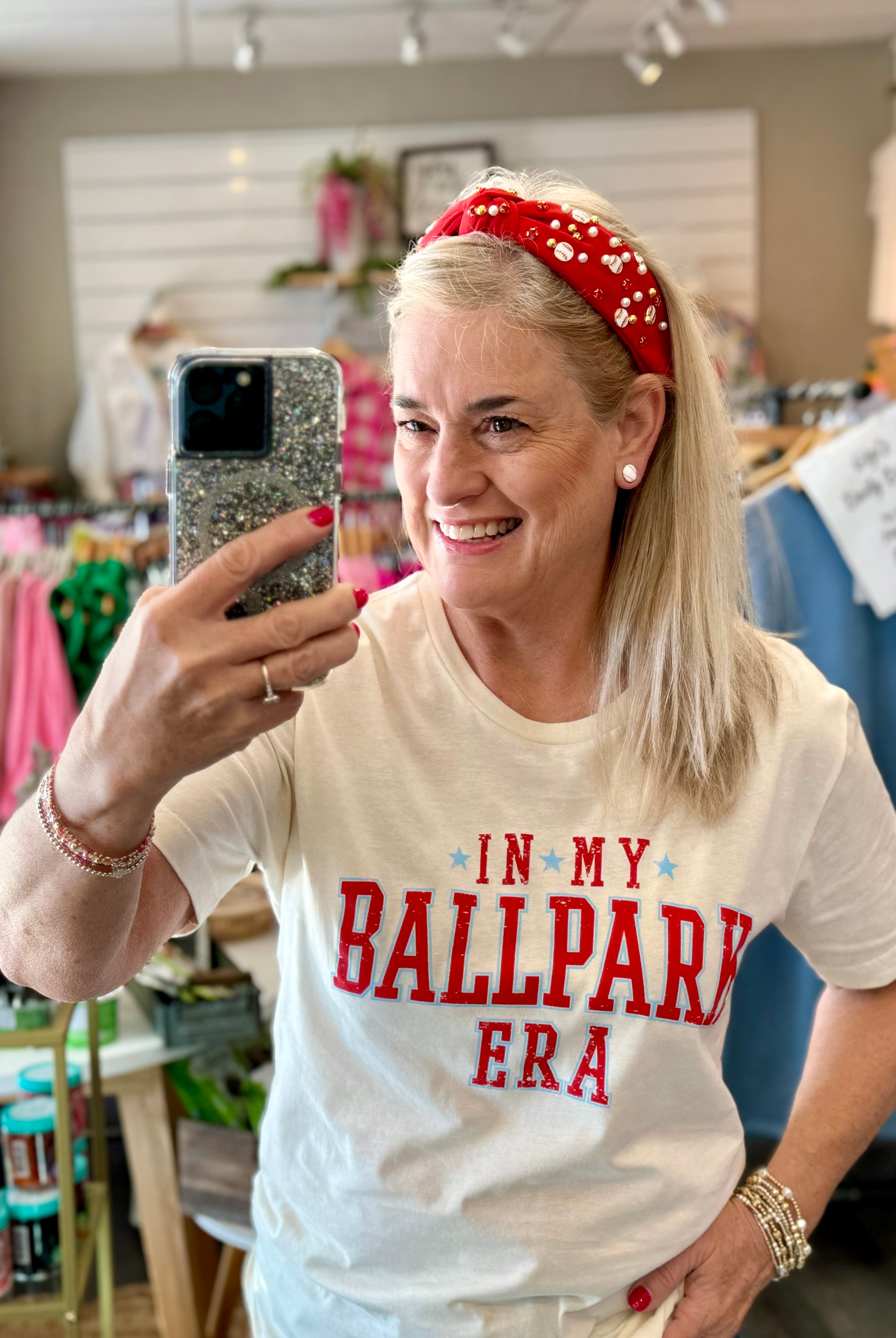 In My Baseball Era Graphic T-130 Graphics-The Lovely Closet-The Lovely Closet, Women's Fashion Boutique in Alexandria, KY
