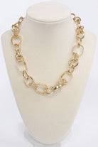 Chunky Chain Necklace - Golden Links-250 Jewelry-PennyLine inc-The Lovely Closet, Women's Fashion Boutique in Alexandria, KY