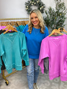 Keeping It Casual Pullover-150 Sweatshirts-zenana-The Lovely Closet, Women's Fashion Boutique in Alexandria, KY