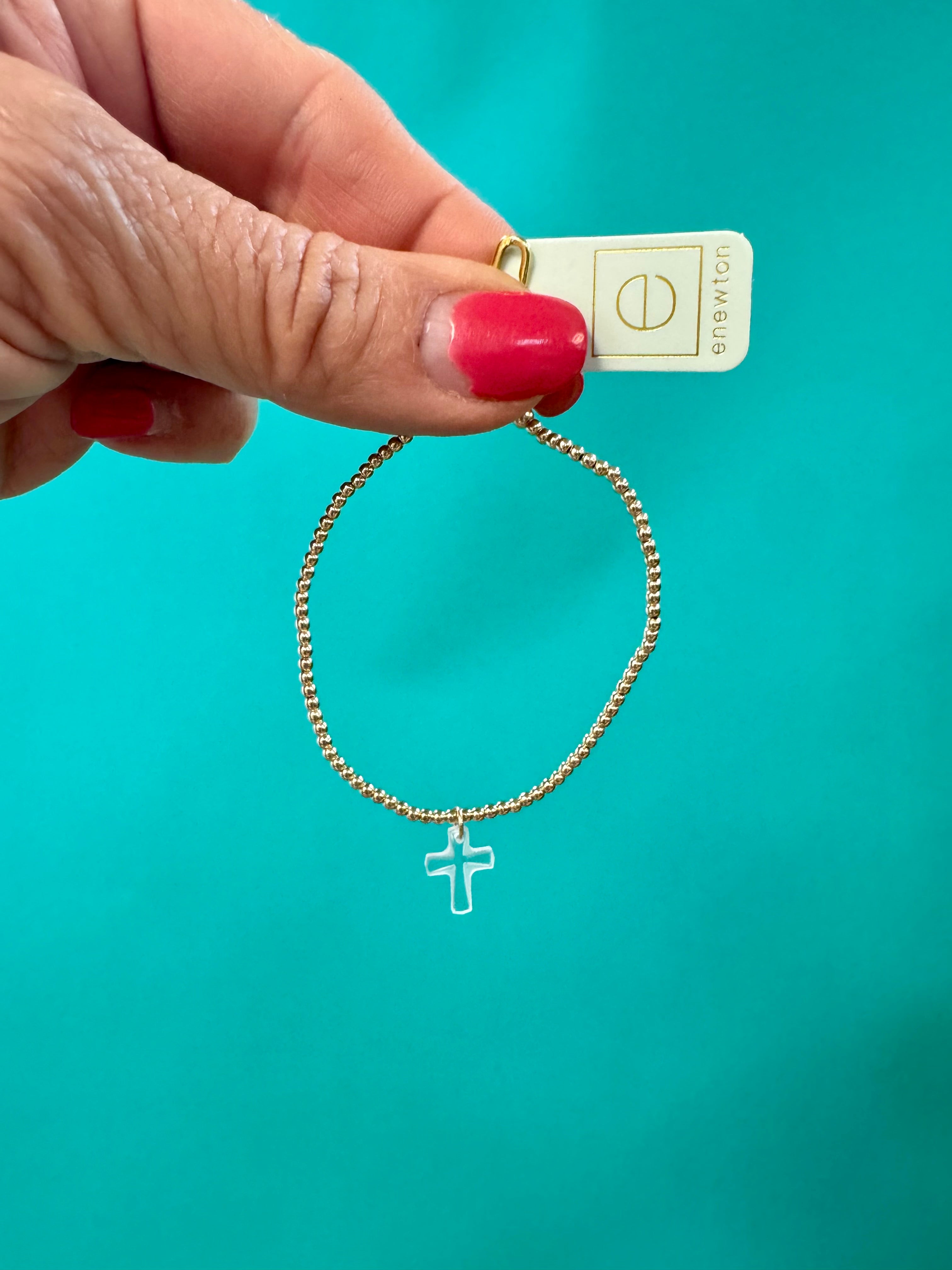 Classic Gold 2mm Blessed Crystal-260 eNewton-eNewton-The Lovely Closet, Women's Fashion Boutique in Alexandria, KY
