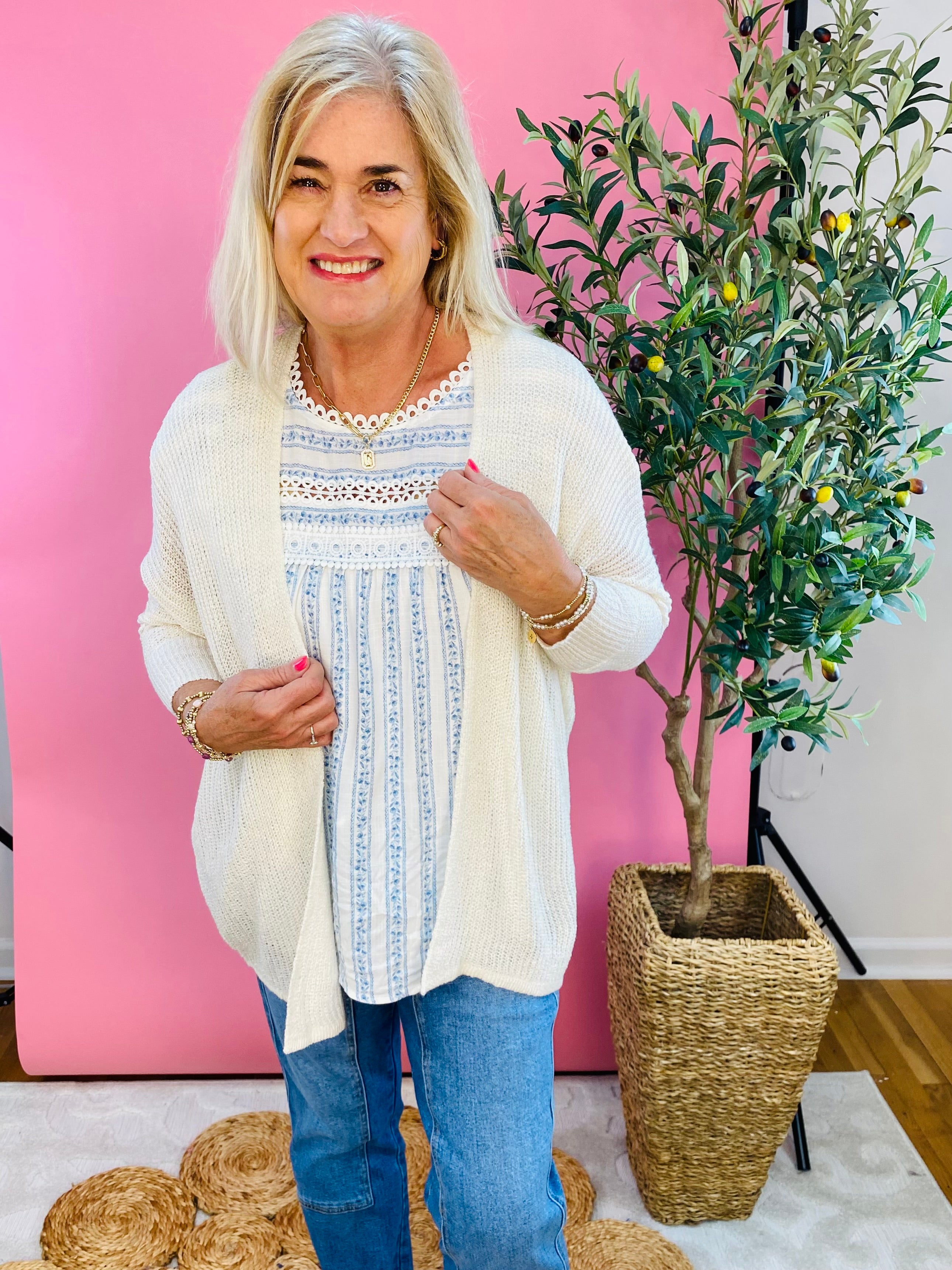 Simply Spring Dolman Sleeve Cardigan-160 Cardigan/Kimonos-Be Cool-The Lovely Closet, Women's Fashion Boutique in Alexandria, KY