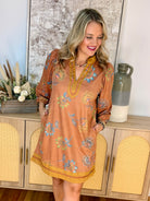 Tuscan Sky Dress-180 Dresses-easel-The Lovely Closet, Women's Fashion Boutique in Alexandria, KY