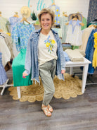 MICA DENIM High Rise Jogger - Sage-210 Jeans-Mica Denim-The Lovely Closet, Women's Fashion Boutique in Alexandria, KY